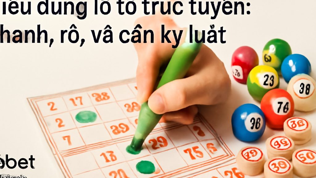 Minh họa: Hiểu đúng lô tô trực tuyến: nhanh, rõ, và cần kỷ luật