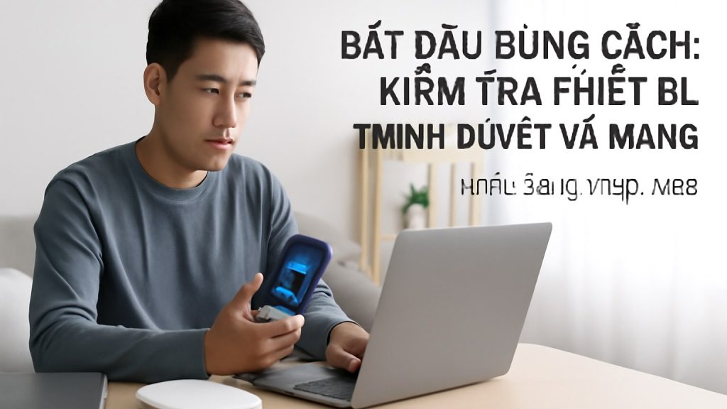 Minh họa: 1) Bắt đầu đúng cách: kiểm tra thiết bị, trình duyệt và mạng